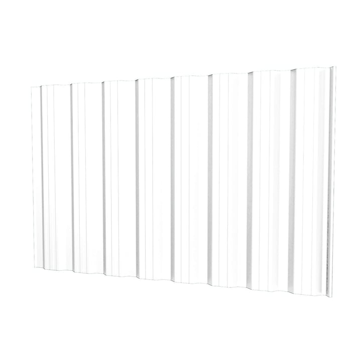 Trapezblech T18DR | Wand | Stahl 0,75 mm | 25 µm Polyester | 9010 - Reinweiß #1