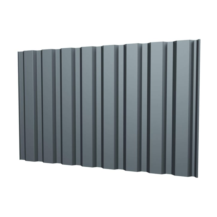 Trapezblech T20M | Wand | Stahl 0,63 mm | 200 µm HPS Ultra® | 7040 - Fenstergrau #1