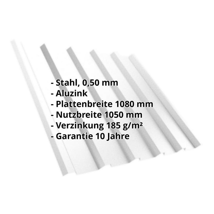 Trapezblech T35MD | Dach Stahl 0,50 mm | Aluzink | Silbergrau Trapezblech T35MD | Dach | Stahl 0,50 mm | Aluzink | Silbergrau #2