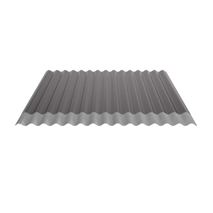 Wellblech 18/1064 | Dach | Anti-Tropf 2400 g/m² | Stahl 0,63 mm | 25 µm Polyester | 8017 - Schokoladenbraun #5