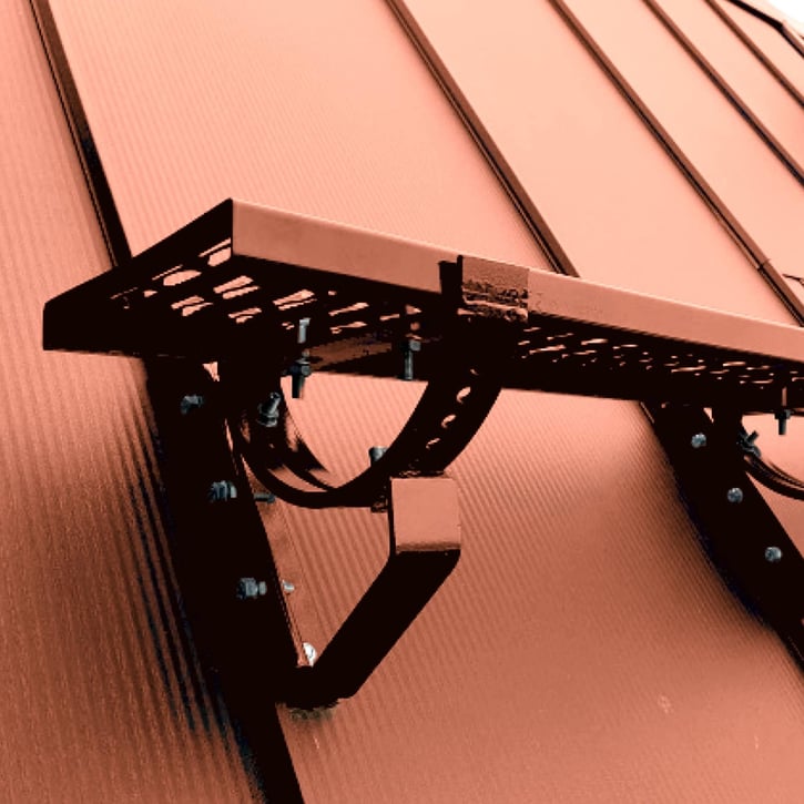 Laufrost | Set | Für Stehfalzblech PD-510-S | Breite 40 cm | 8004 - Kupferbraun #1