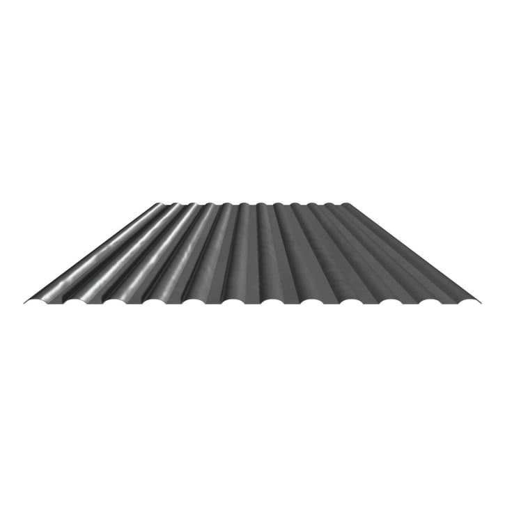 PVC Profilplatte SINTRA | 77/18 | 1,20 mm | Anthrazit Metallic | 4500 mm #3