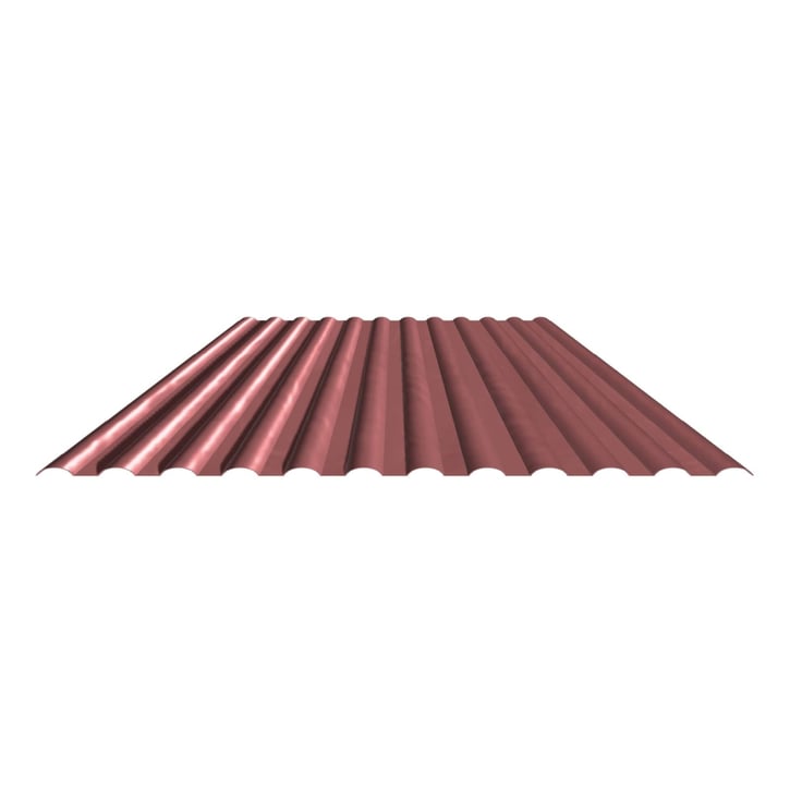 PVC Profilplatte SINTRA | 77/18 | 1,20 mm | Rot Metallic | 4500 mm #3