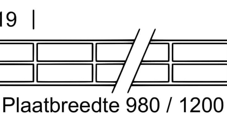 Polycarbonat Stegplatte | 16 mm | Profil Mendiger | Sparpaket | Plattenbreite 1200 mm | Klar | Breite 3,75 m | Länge 2,00 m #9