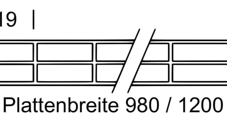 Polycarbonat Stegplatte | 16 mm | Profil Mendiger | Sparpaket | Plattenbreite 1200 mm | Klar | Breite 3,75 m | Länge 2,00 m #10
