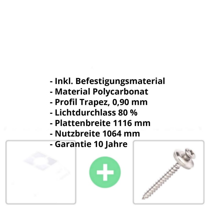 Polycarbonat Spundwandplatte | 76/18 | Sparpaket 0,90 mm | Opal Weiß | Breite 3,24 m | Länge 2,00 m Polycarbonat Spundwandplatte | 76/18 | Sparpaket | 0,90 mm | Opal Weiß | Breite 3,24 m | Länge 2,00 m #2