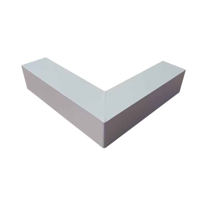 Außenecke ISOS | Aluminium | Länge 25 cm | Weißaluminium matt #3