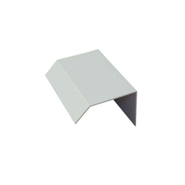 Dachrandprofil Verbinder ISOS | Aluminium | Länge 10 cm | Weißaluminium matt #2