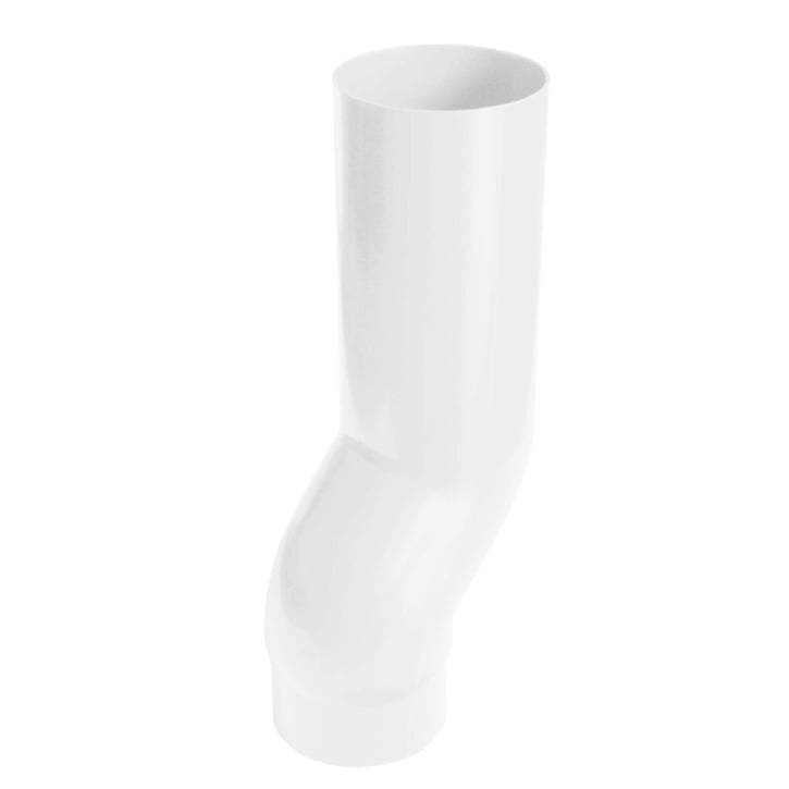 Sockelknie | PVC | Ø 75 mm | Farbe Weiß #1