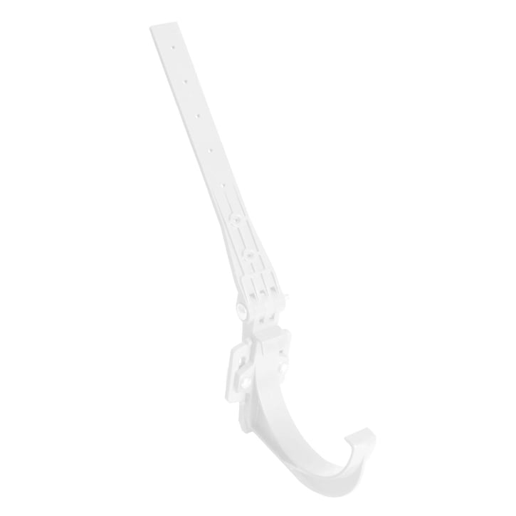 Universal-Rinnenhalter | PVC | Ø 125 mm | Farbe Weiß #1