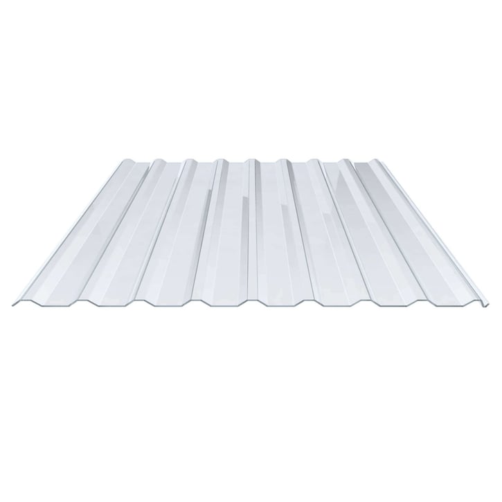 PVC Spundwandplatte | 20/1100 | 1,40 mm | Klarbläulich | Dach | 2000 mm #1