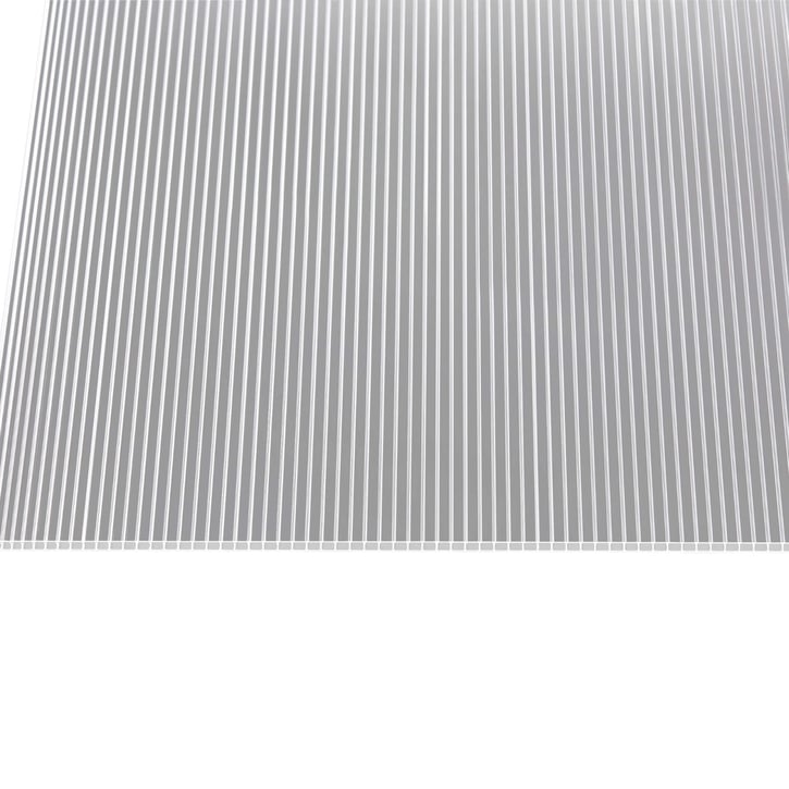 Polycarbonat Doppelstegplatte | 6 mm | Breite 1050 mm | Klar | Beidseitiger UV-Schutz | 2000 mm #4
