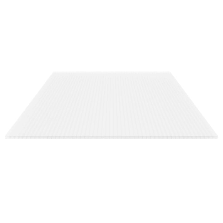 Polycarbonat Stegplatte | 16 mm | Breite 980 mm | Opal Weiß | 2000 mm #1