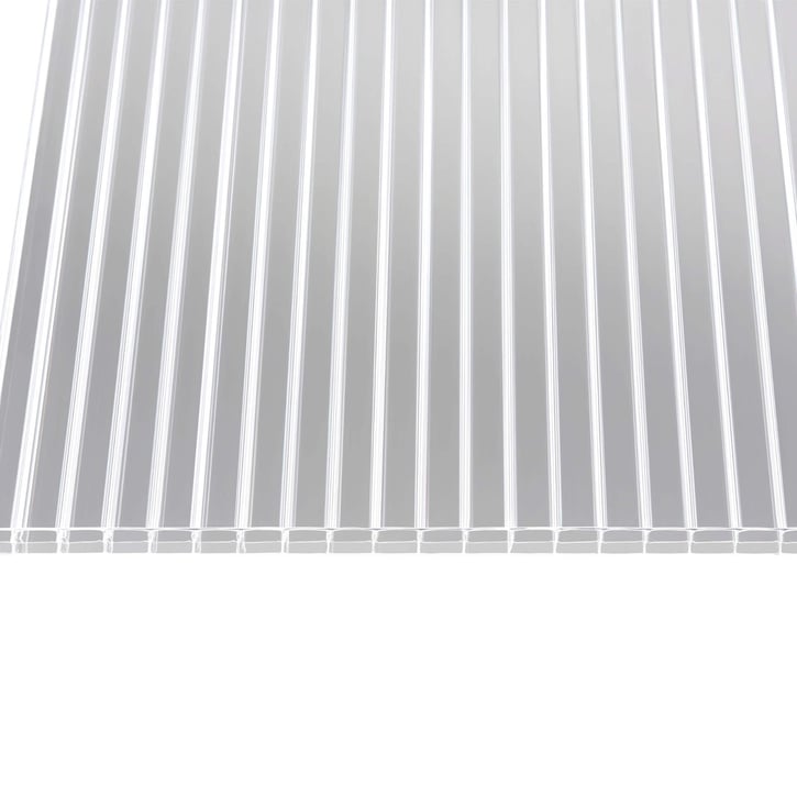 Polycarbonat Stegplatte | 16 mm | Breite 980 mm | Klar | Beidseitiger UV-Schutz | 5000 mm #4