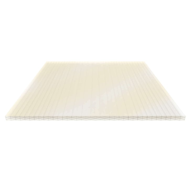 Polycarbonat Stegplatte | 32 mm | Breite 1250 mm | Gold-Opal | Ideal für Wintergarten | 2500 mm #1
