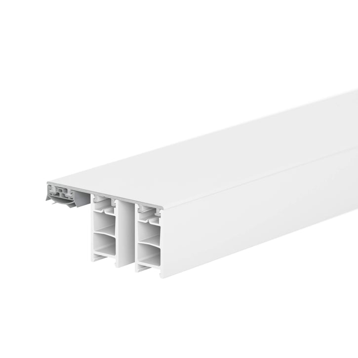 Mendiger | Randprofil | 12 - 15 mm | Aluminium | Weiß | 2000 mm #1