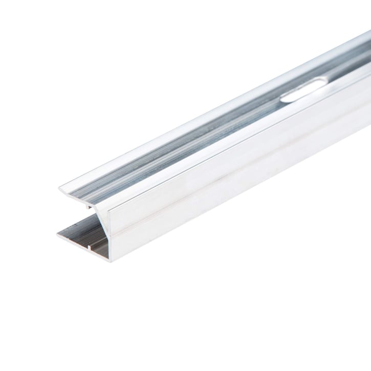 Abschlussprofil unterseite | 16 mm | Aluminium | Breite 4000 mm | Blank #1