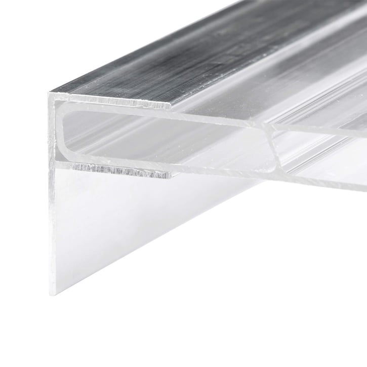 Randabschlussprofil | 16 mm | Aluminium | Blank | Länge 6100 mm #2