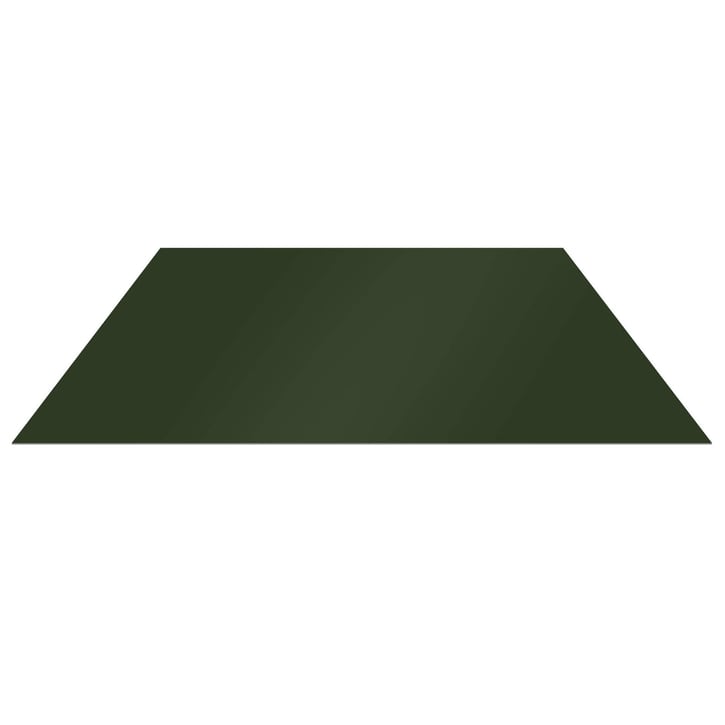 Flachblech | Sonderposten | Stahl 0,40 mm | 25 µm Polyester | 6020 - Chromoxidgrün #1