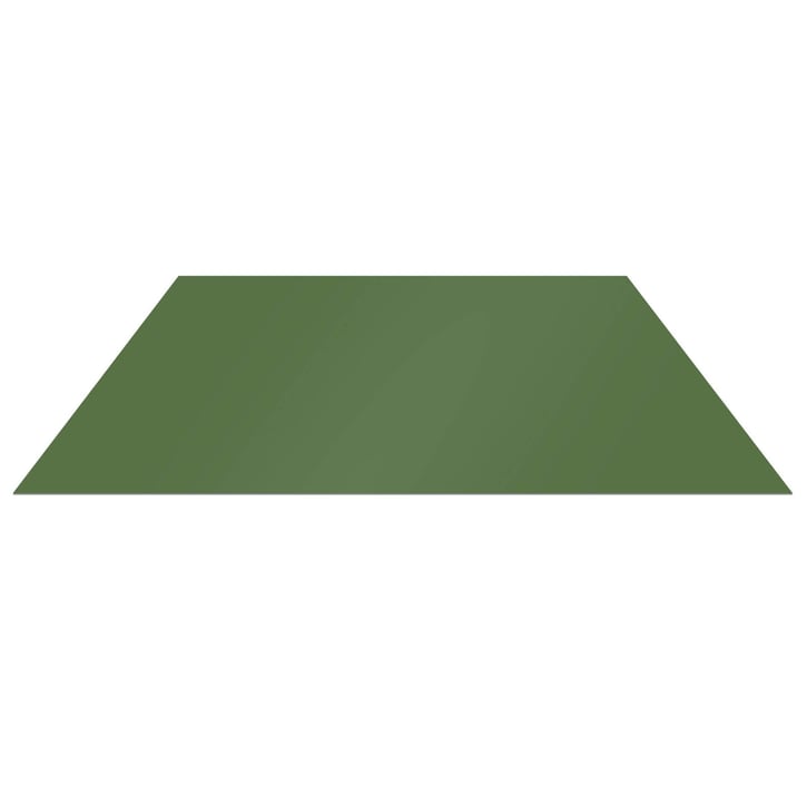 Flachblech | Stahl 0,50 mm | 25 µm Polyester | 6011 - Resedagrün #1