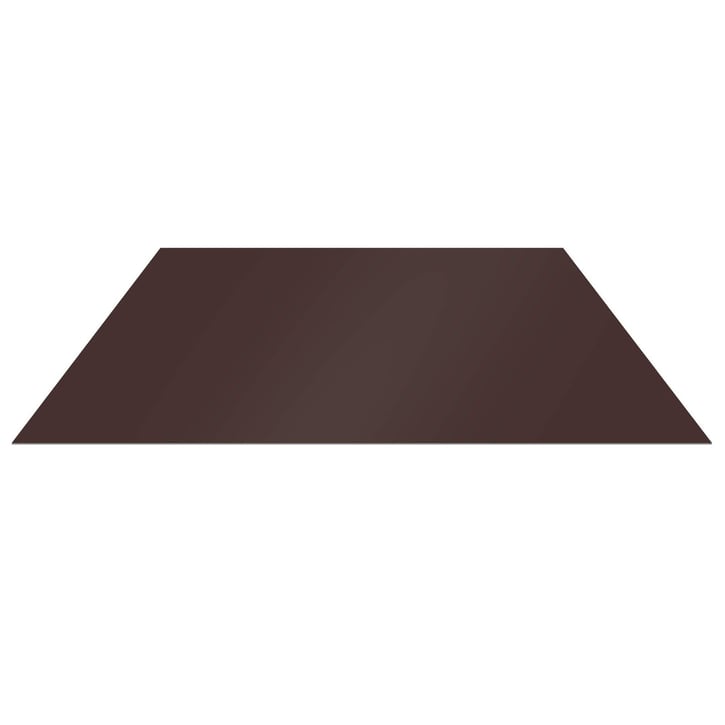 Flachblech | Stahl 0,63 mm | 25 µm Polyester | 8017 - Schokoladenbraun #1