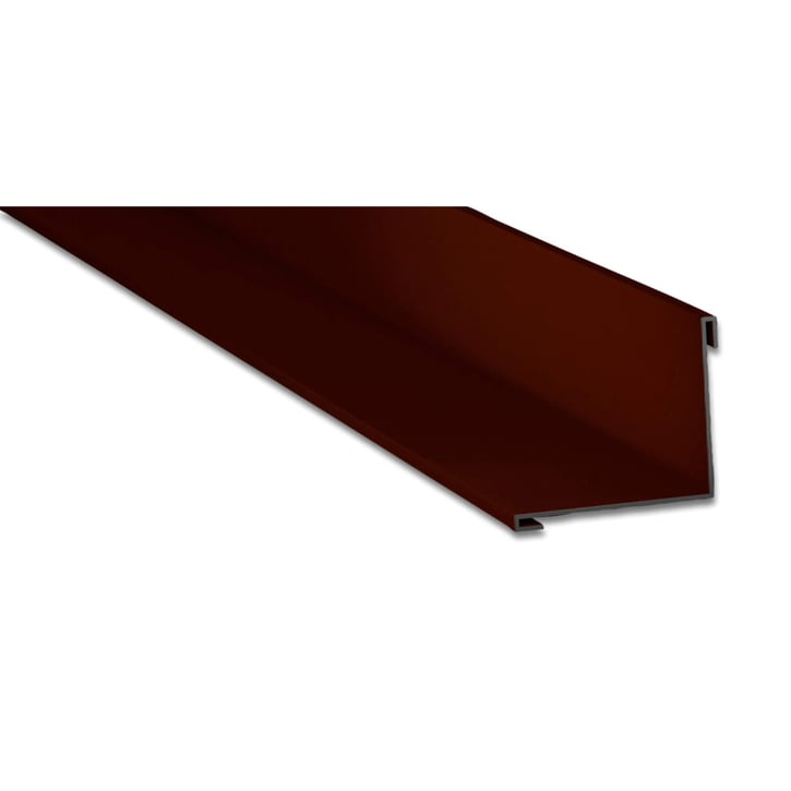 Innenecke | 115 x 115 x 2000 mm | Stahl 0,50 mm | 25 µm Polyester | 8012 - Rotbraun #1