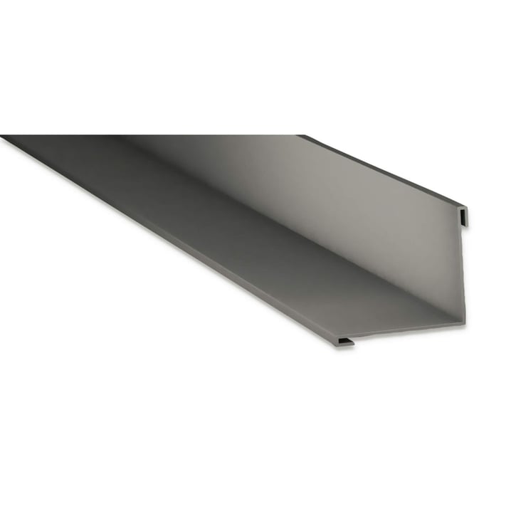 Innenecke | 115 x 115 x 2000 mm | Stahl 0,50 mm | 25 µm Polyester | 9007 - Graualuminium #1