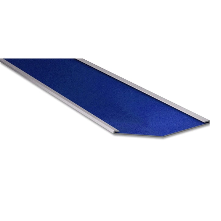 Kehlblech | 490 x 490 x 2000 mm | Stahl 0,50 mm | 25 µm Polyester | 5010 - Enzianblau #1