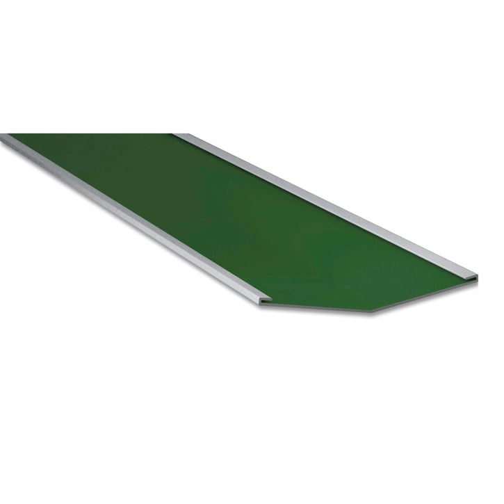 Kehlblech | 490 x 490 x 2000 mm | Stahl 0,50 mm | 25 µm Polyester | 6002 - Laubgrün #1