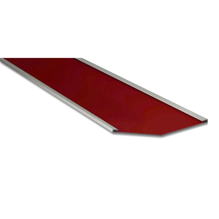 Kehlblech | 490 x 490 x 2000 mm | Stahl 0,50 mm | 35 µm Mattpolyester | 29 - Rot #1