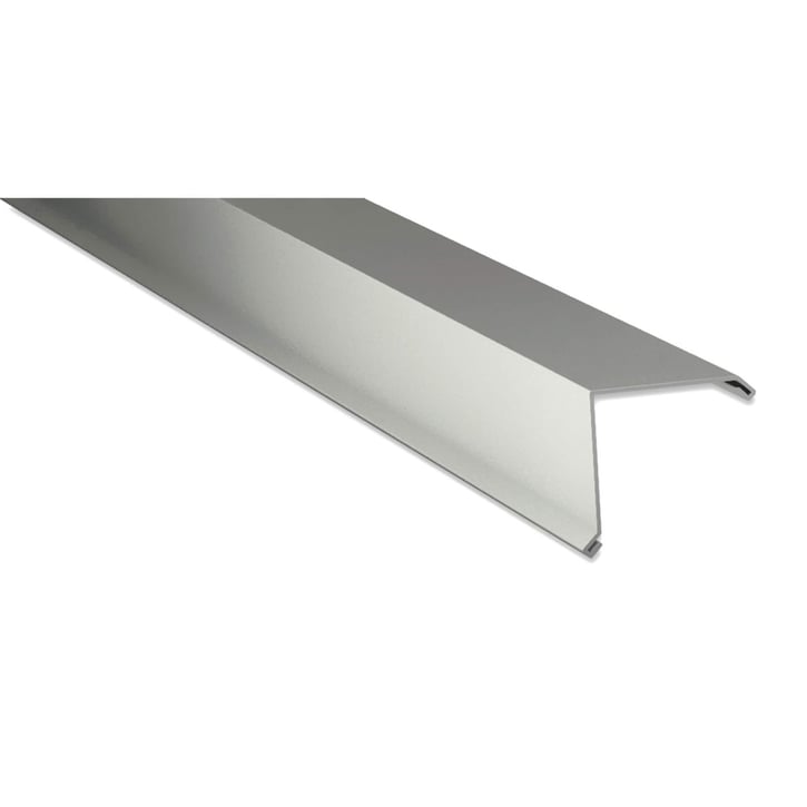 Ortgangwinkel | 150 x 150 mm | Stahl 0,50 mm | 25 µm Polyester | 9002 - Grauweiß #1