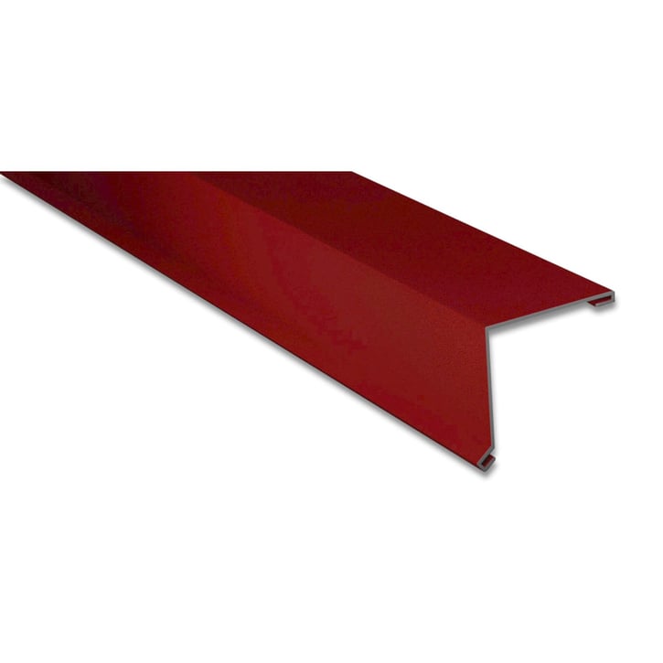 Pultabschluss | 115 x 115 mm | 85° | Stahl 0,50 mm | 35 µm Mattpolyester | 29 - Rot #1