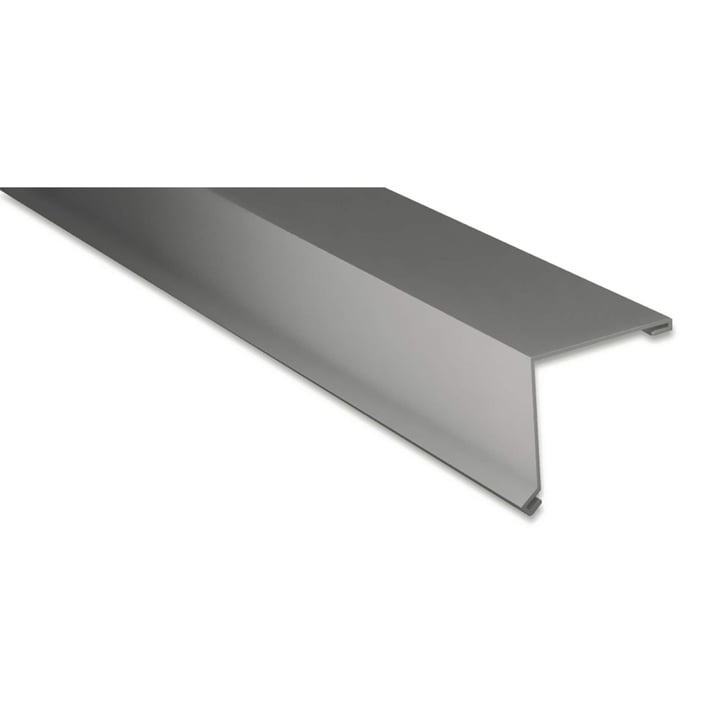 Pultabschluss | 200 x 250 mm | 80° | Stahl 0,50 mm | 25 µm Polyester | 9007 - Graualuminium #1