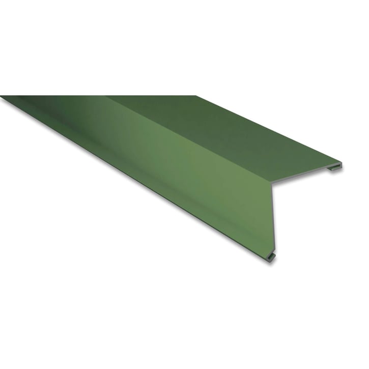 Pultabschluss | 200 x 250 mm | 85° | Stahl 0,50 mm | 25 µm Polyester | 6011 - Resedagrün #1