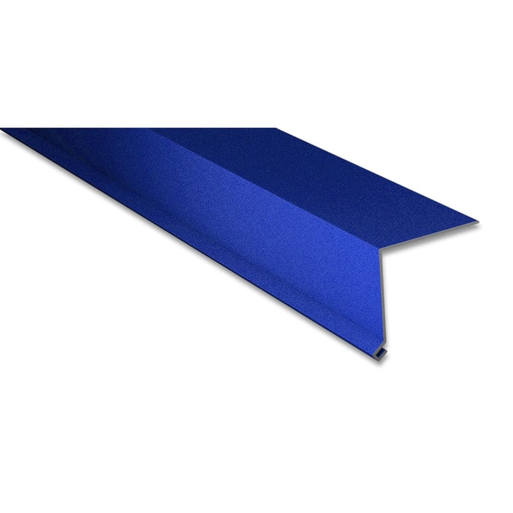 Traufenblech | 50 x 50 mm | 100° | Stahl 0,50 mm | 25 µm Polyester | 5010 - Enzianblau #1