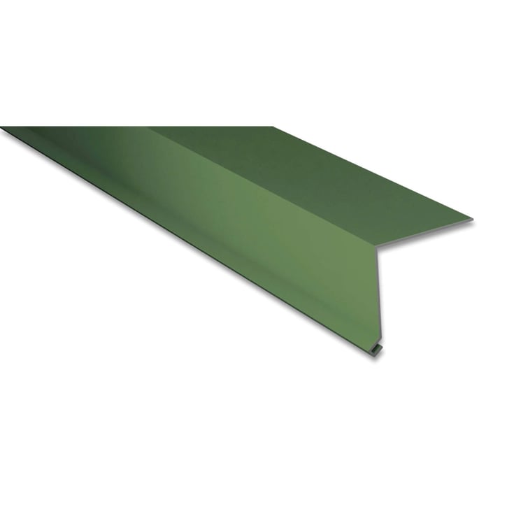 Traufenblech | 50 x 50 mm | 100° | Stahl 0,50 mm | 25 µm Polyester | 6011 - Resedagrün #1