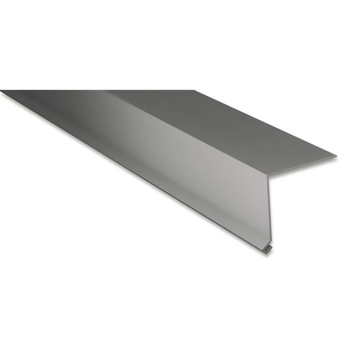 Traufenblech | 50 x 50 mm | 100° | Aluminium 0,70 mm | 25 µm Polyester | 9007 - Graualuminium #1