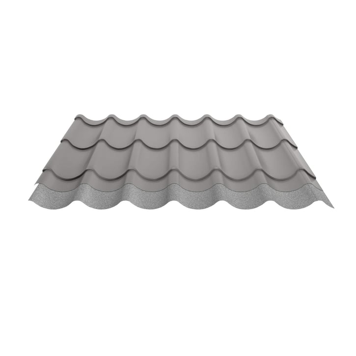 Pfannenblech 2/1060 | Anti-Tropf 1000 g/m² | Stahl 0,50 mm | 25 µm Polyester | 9007 - Graualuminium #4