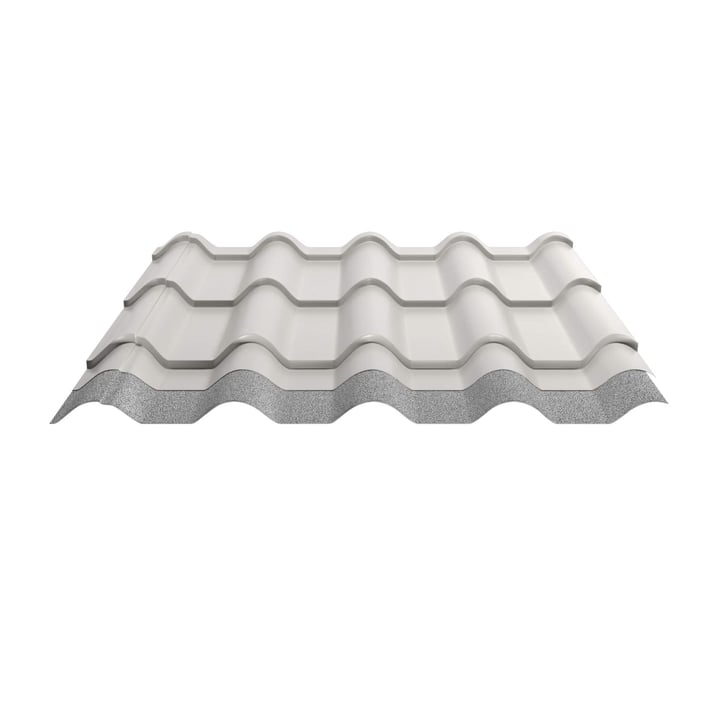Pfannenblech EUROPA | Anti-Tropf 1000 g/m² | Stahl 0,63 mm | 25 µm Polyester | 9010 - Reinweiß #4
