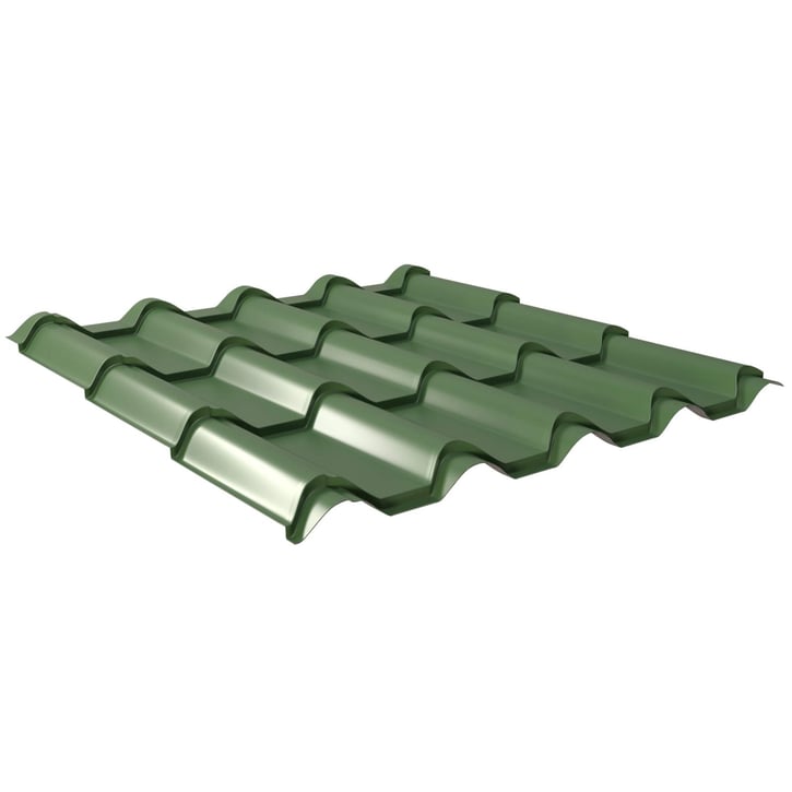 Pfannenblech EUROPA | Anti-Tropf 700 g/m² | Stahl 0,50 mm | 25 µm Polyester | 6002 - Laubgrün #1