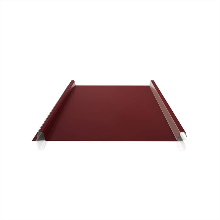 Stehfalzblech 33/500-LE | Dach | Anti-Tropf 1000 g/m² | Stahl 0,50 mm | 25 µm Polyester | 3005 - Weinrot #1