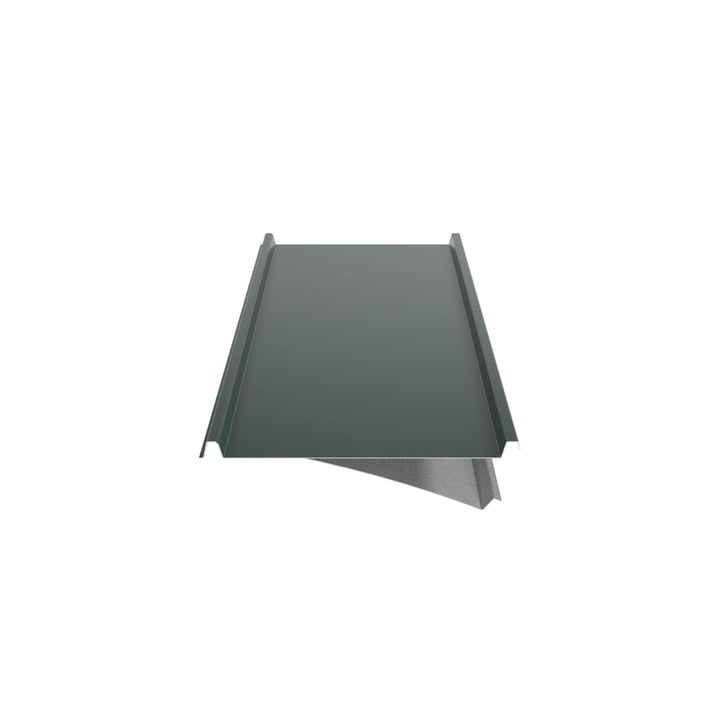 Stehfalzblech 33/500-LE | Dach | Anti-Tropf 700 g/m² | Aluminium 0,70 mm | 25 µm Polyester | 6005 - Moosgrün #6
