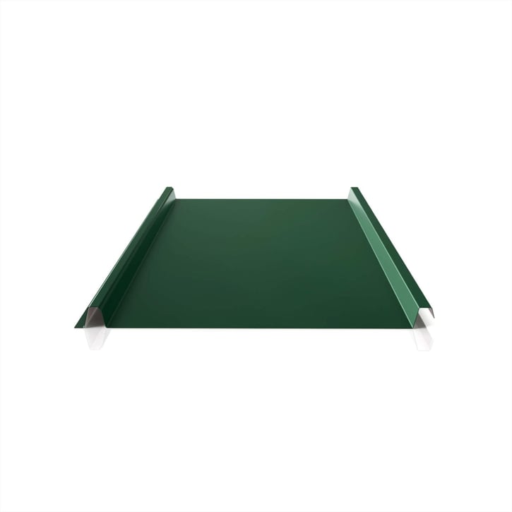 Stehfalzblech 33/500-LE | Dach | Aluminium 0,70 mm | 25 µm Polyester | 6005 - Moosgrün #1