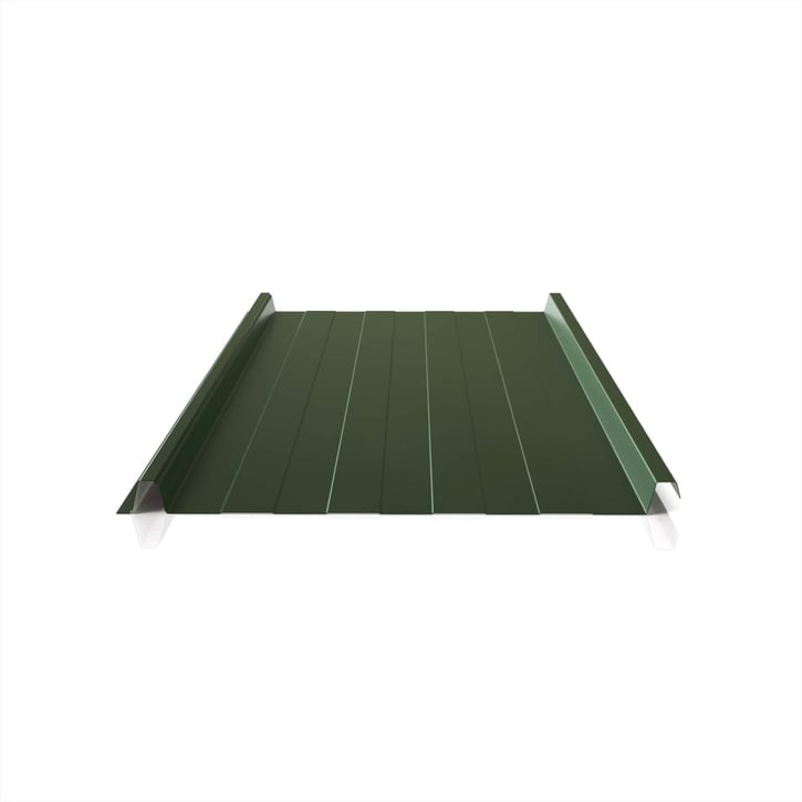 Stehfalzblech 33/500-LR | Dach | Anti-Tropf 1000 g/m² | Stahl 0,50 mm | 25 µm Polyester | 6020 - Chromoxidgrün #1