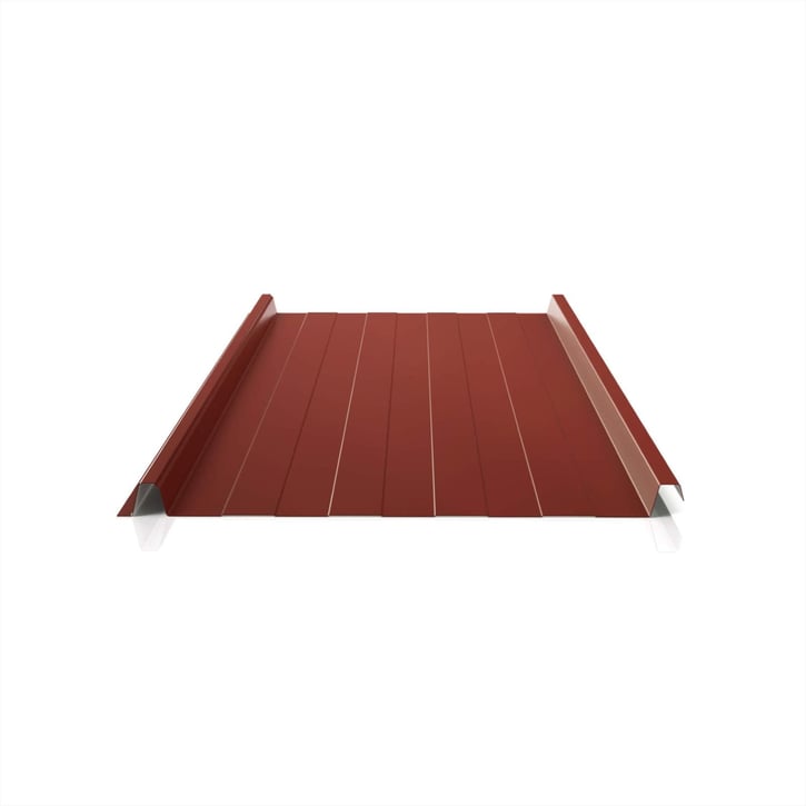 Stehfalzblech 33/500-LR | Dach | Anti-Tropf 1000 g/m² | Stahl 0,50 mm | 35 µm Mattpolyester | 29 - Rot #1