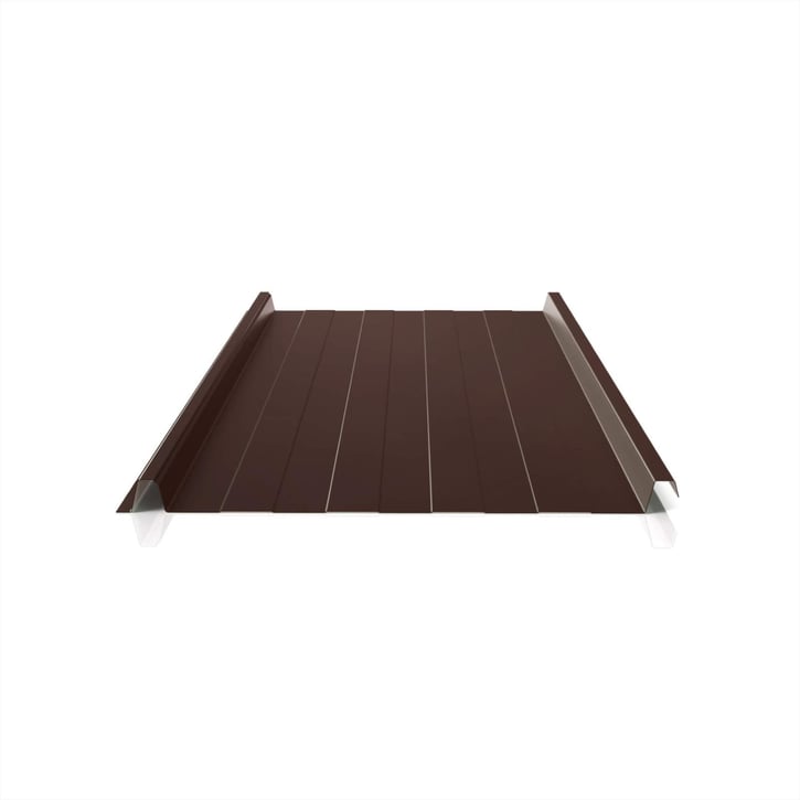 Stehfalzblech 33/500-LR | Dach | Anti-Tropf 1000 g/m² | Stahl 0,50 mm | 60 µm TTHD | 8017 - Schokoladenbraun #1