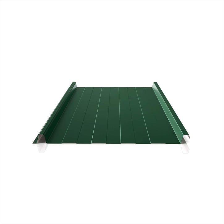 Stehfalzblech 33/500-LR | Dach | Anti-Tropf 700 g/m² | Aluminium 0,70 mm | 25 µm Polyester | 6005 - Moosgrün #1