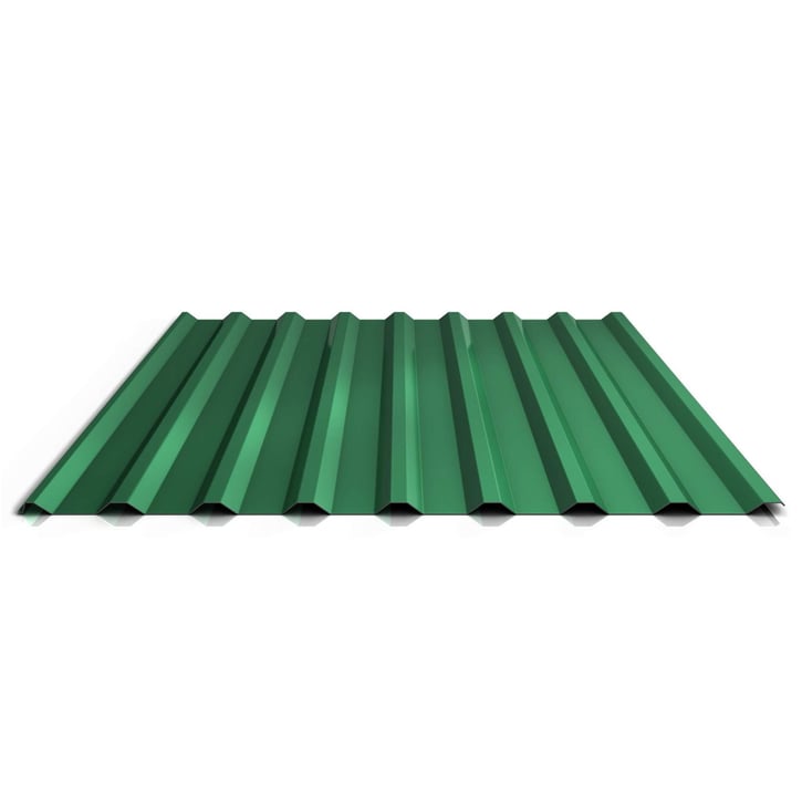 Trapezblech 20/1100 | Dach | Anti-Tropf 1000 g/m² | Stahl 0,50 mm | 25 µm Polyester | 6002 - Laubgrün #1