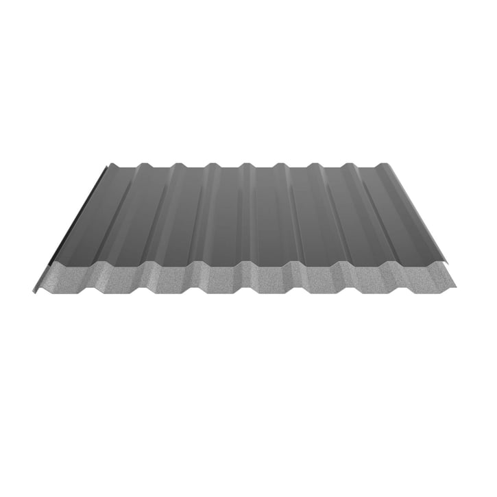 Trapezblech 20/1100 | Dach | Anti-Tropf 1000 g/m² | Stahl 0,50 mm | 25 µm Polyester | 9005 - Tiefschwarz #4