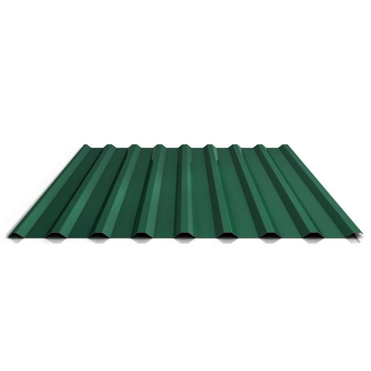 Trapezblech 20/1100 | Dach | Anti-Tropf 1000 g/m² | Stahl 0,50 mm | 60 µm TTHD | 6005 - Moosgrün #1